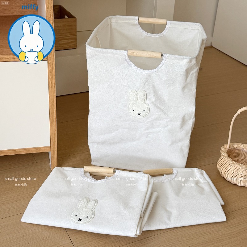 Home Edit Bathroom Storage - かわいいミッフィー折りたたみ式汚れた服バスケット家庭用浴室用汚れた服収納防水一晩用衣類仕分けバスケット