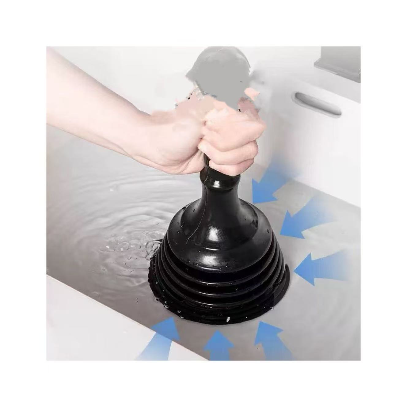 Plunger Toilet - シンクパイプライン浚渫機 キッチントイレ排水プランジャー バスシンク電動パイプ浚渫ツール 吸盤プラグ トイレ浴室ツール