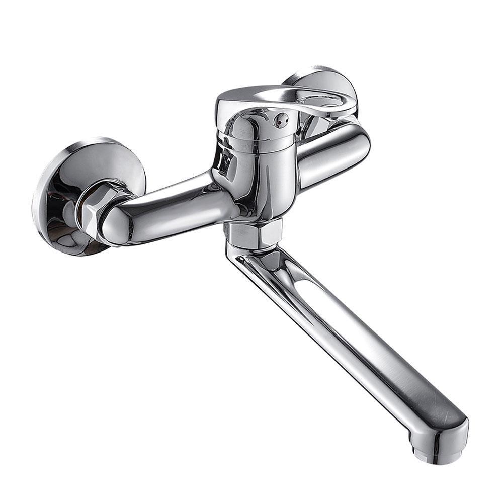 キッチン蛇口ミキサー壁掛けシングルハンドルミキサータップシン - Basin Mixer Tap のレビューと価格