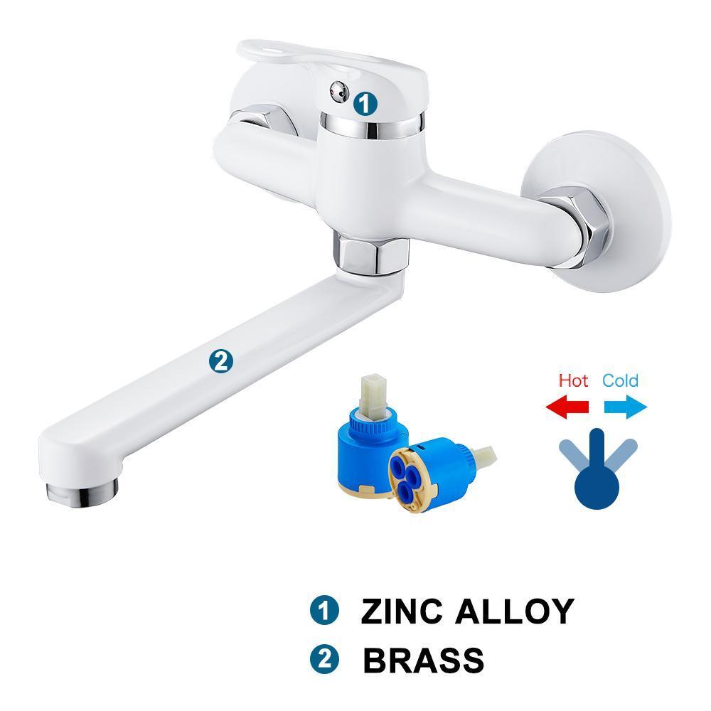 キッチン蛇口ミキサー壁掛けシングルハンドルミキサータップシン - Basin Mixer Tap のレビューと価格