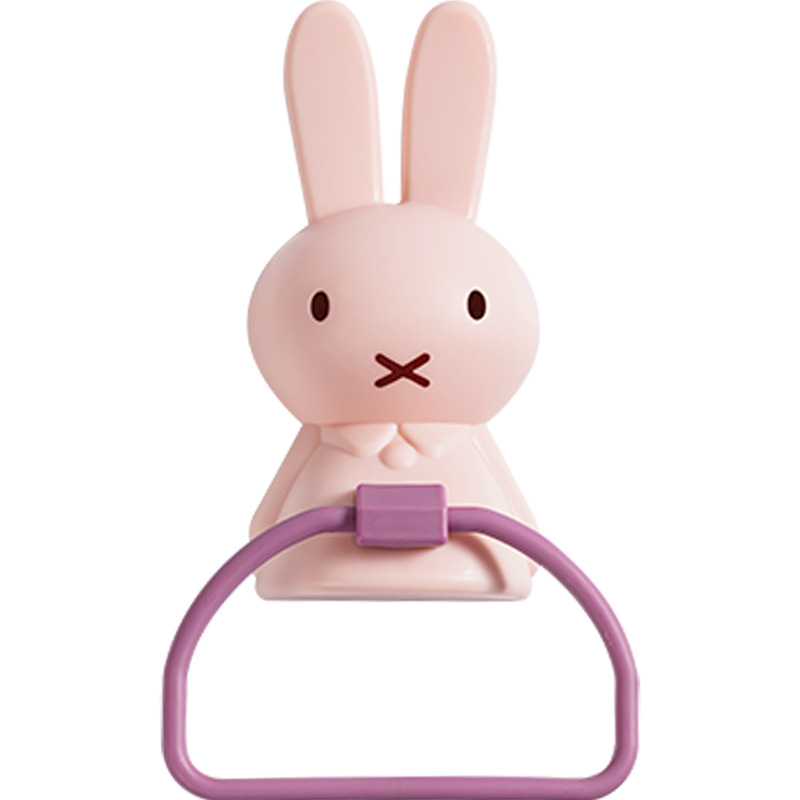 かわいいミッフィー非穴あきタオルラックかわいいウサギ壁掛けハ - Home Edit Bathroom Storage のレビューと価格