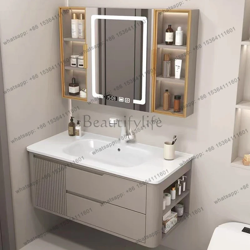 LSClassic 北欧風 バスルームキャビネット、収納、化 - Home Bathroom Vanity Combo のレビューと価格