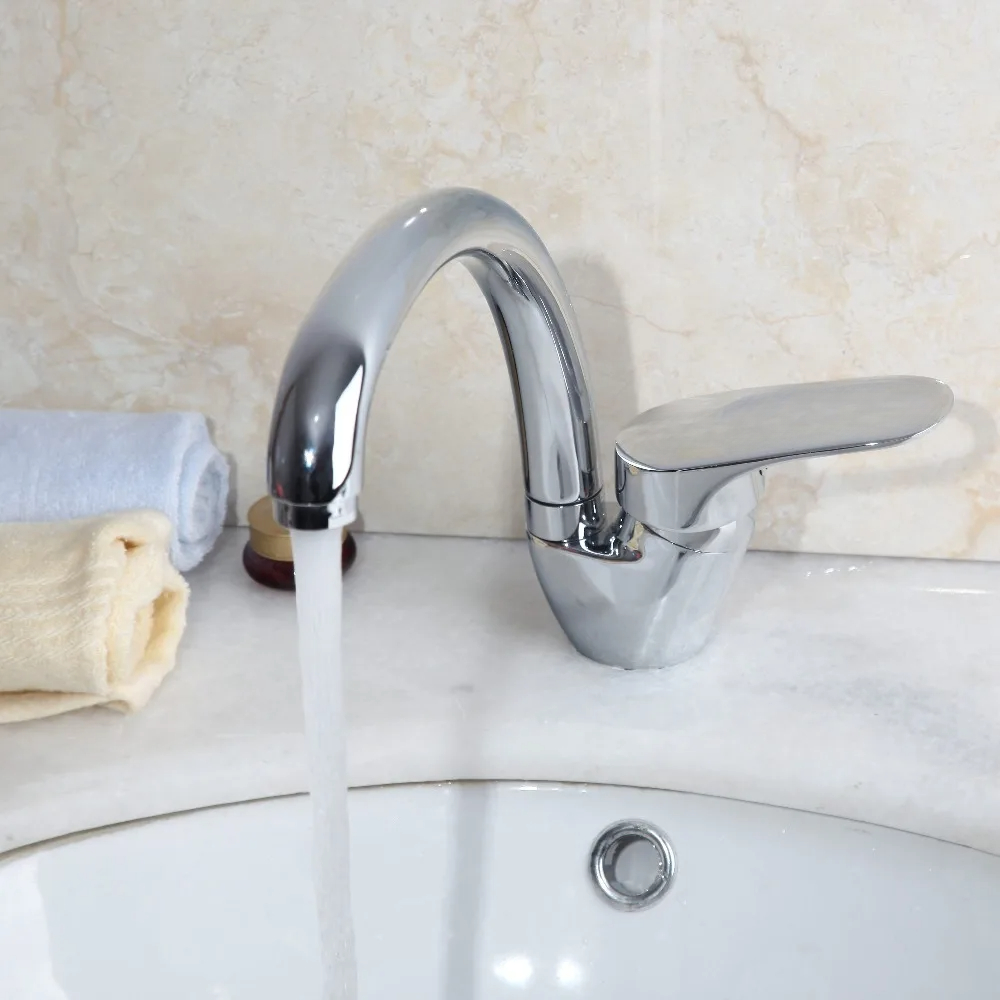 家庭用キッチン蛇口360 °   回転式キッチン温冷混合水栓 - Basin Mixer Tap のレビューと価格